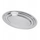 Travessa Oval Rasa 47,5cm em Aço Inox